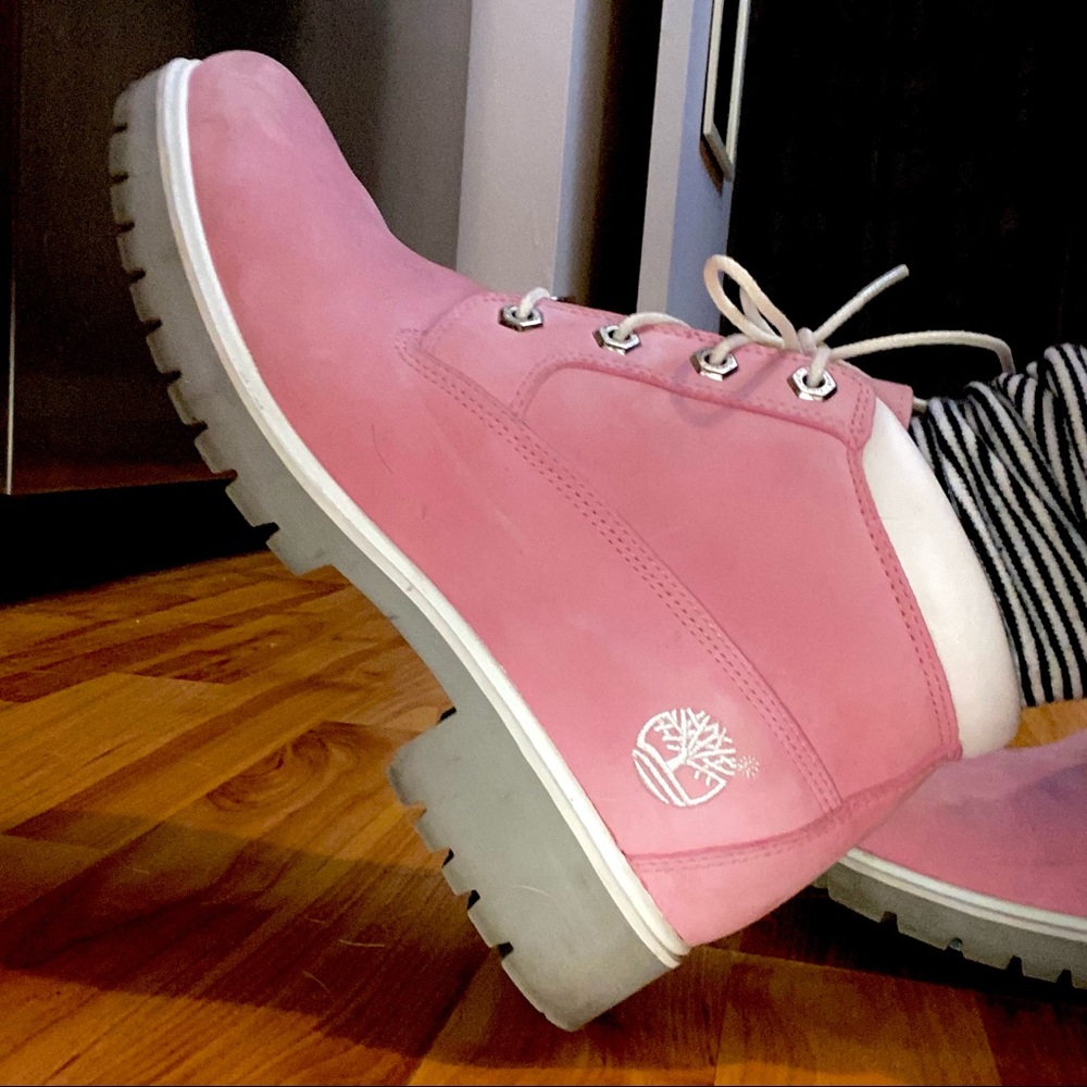 Pink Timberland Boots - Nellie